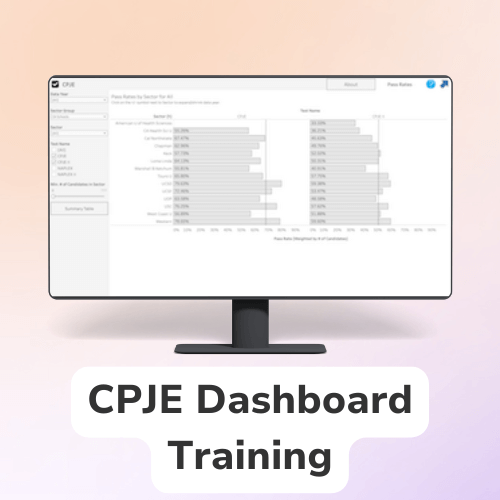 CPJE Dashboard Training